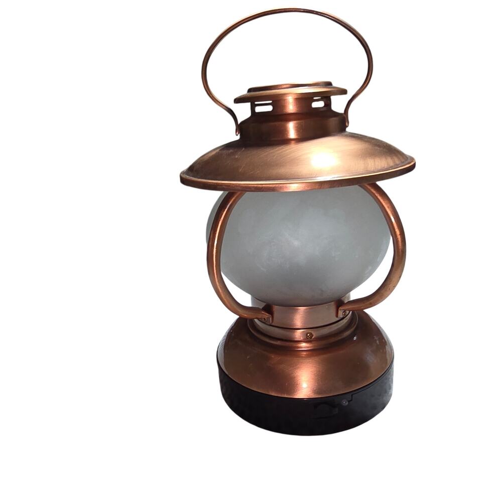 MATADOR COPPER COLOR HEAVY DUTY LANTERN BATTERY OPERATED
